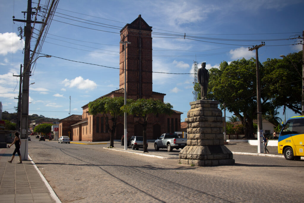 Gothic-style church in the city of Tinto River, Paraíba