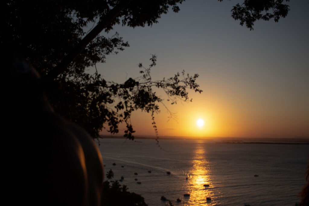 Sunset at the Mirante in Morro de São Paulo, Bahia, Brazil