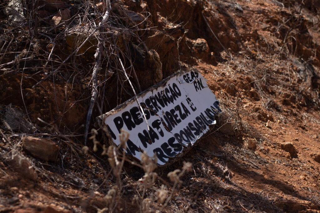 Sign reading “Nature preservation is your responsibility"