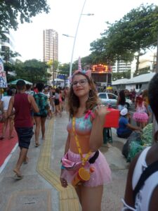 Emilly in Carnival in Salvador