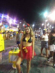 Emilly in Carnival in Salvador