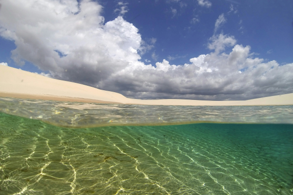 Crystal Lagoon in Santo Amaro, Maranhão, Brazil