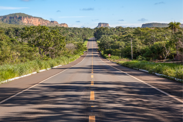 Road at Chapada das Mesas National Park - Carolina, Maranhao, Brazil