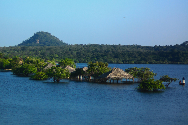 Alter do Chao Beach during a High Tide