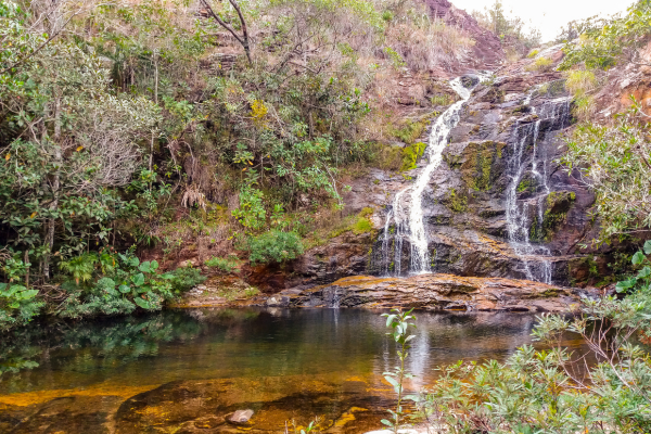 Sossego Waterfall in Serra do Cipo, Minas Gerais, Brazil