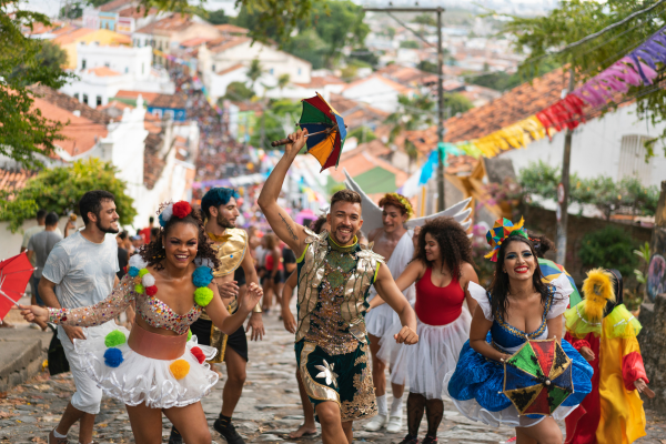 Carnival on Ladeira da Misericórdia in Olinda